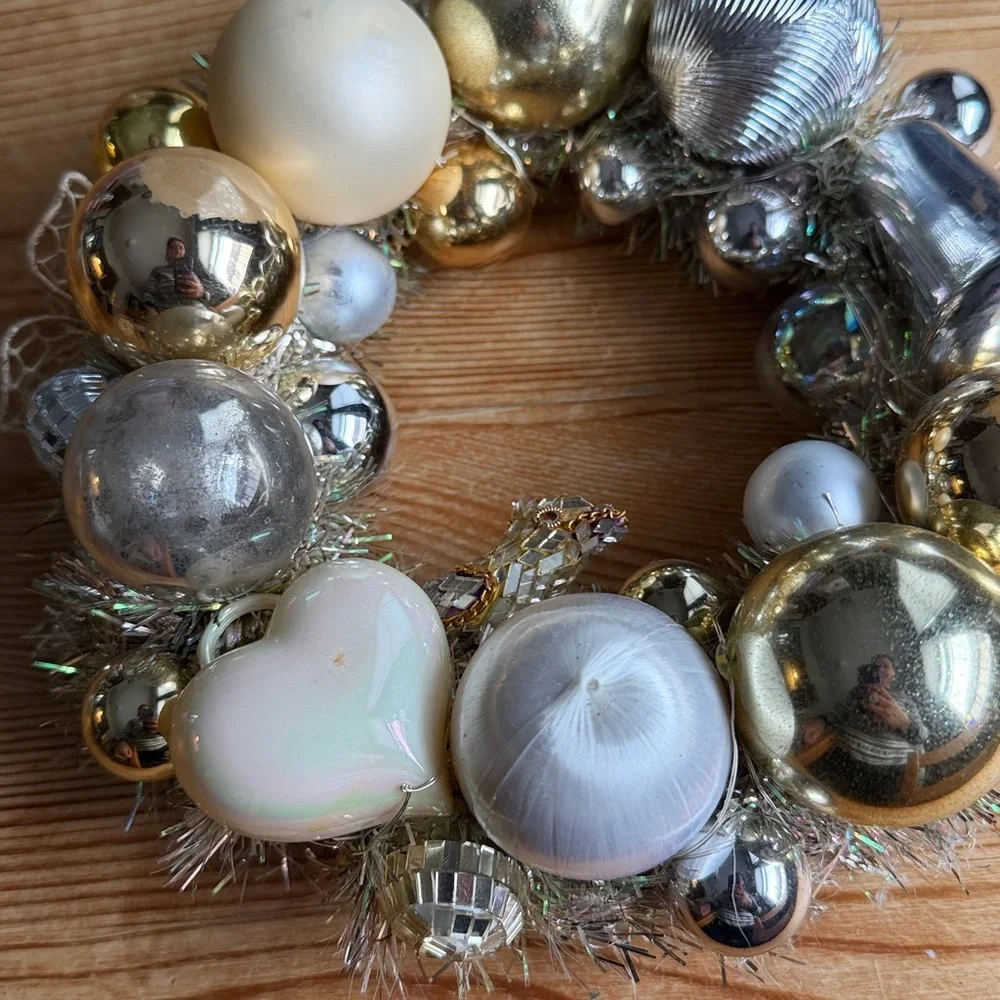 Vintage Ornament Holiday Wreath